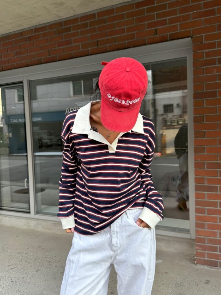 Queensmade - Korean Women Fashion - #thelittlethings - Bay Collar Tee - 5