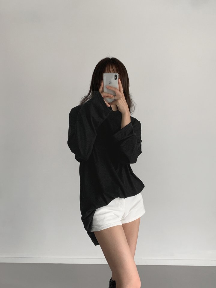 Queensmade - Korean Women Fashion - #womensfashion - Boxy Long Tee - 4
