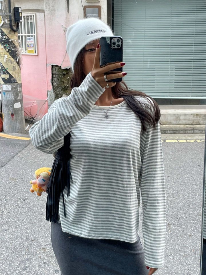 Queensmade - Korean Women Fashion - #womensfashion - Boxy Long Tee