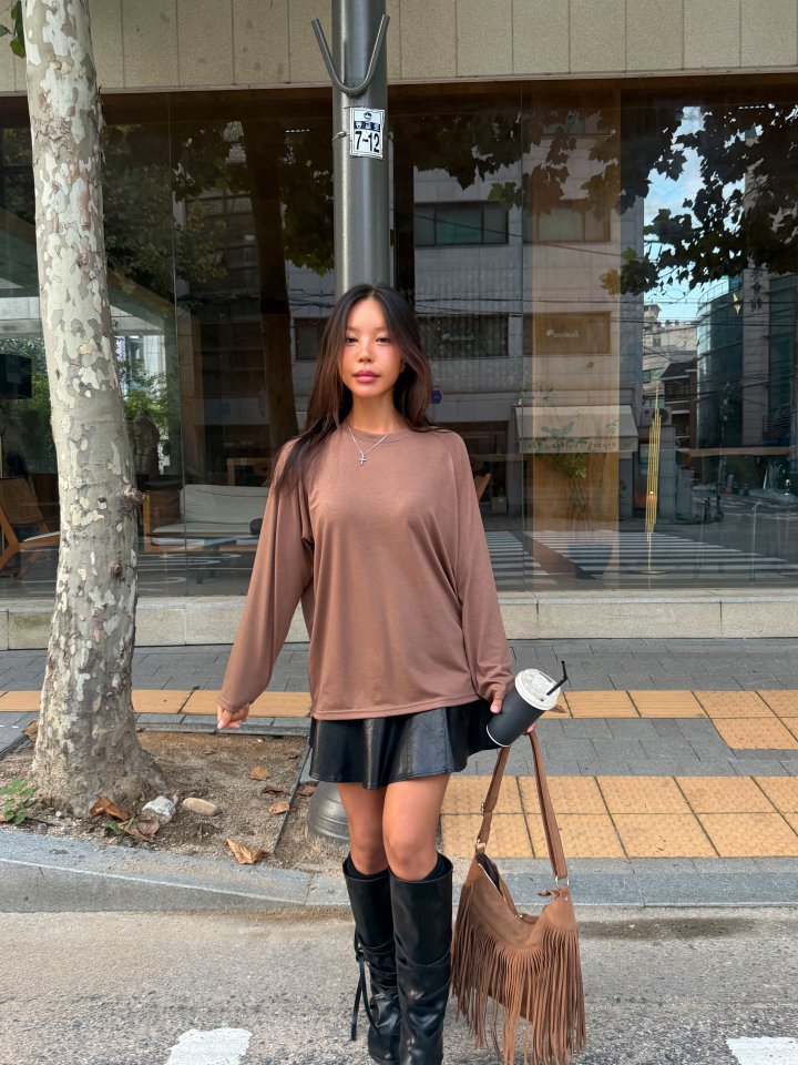 Queensmade - Korean Women Fashion - #womensfashion - Pintuck Raglan Tee - 6