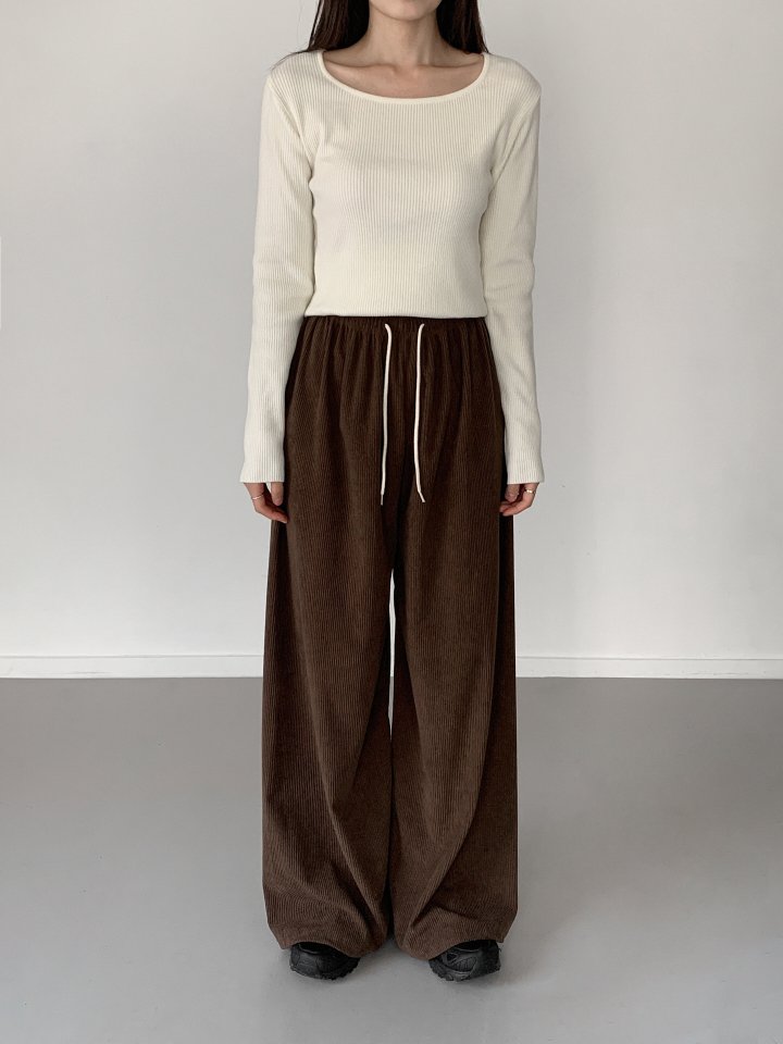 Ribbed Pants by Queensmade for Women - view 3