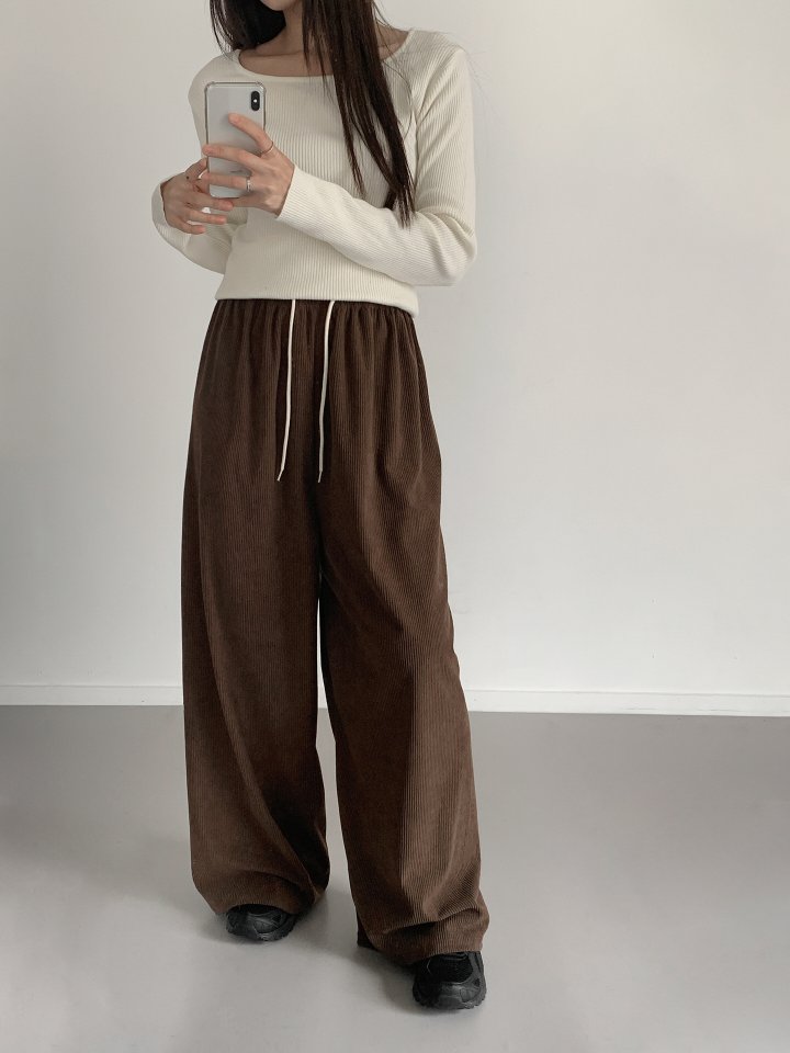 Ribbed Pants by Queensmade for Women - view 7