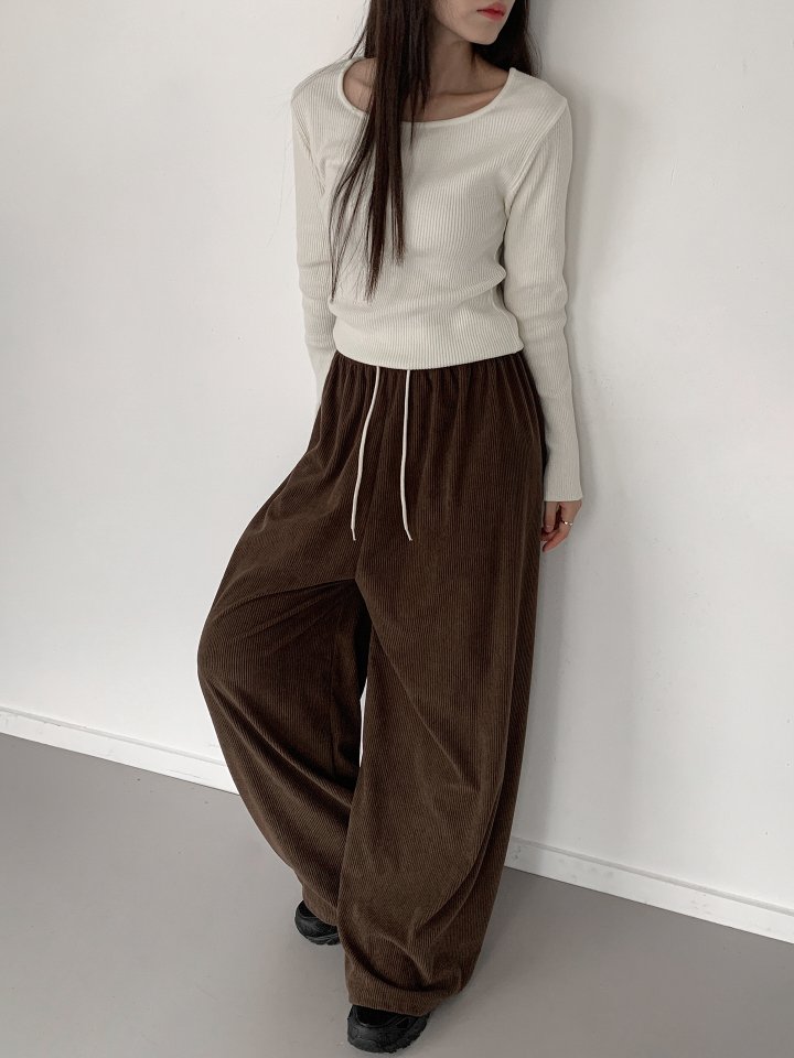 Ribbed Pants by Queensmade for Women - view 9