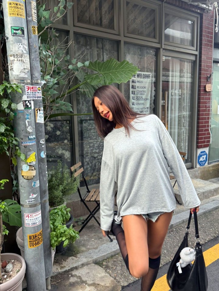 Queensmade - Korean Women Fashion - #womensfashion - Just Tee - 3