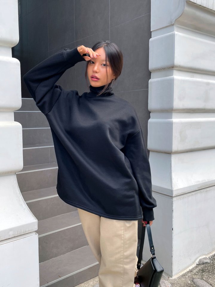 Queensmade - Korean Women Fashion - #momslook - Mood Turtleneck Tee - 4
