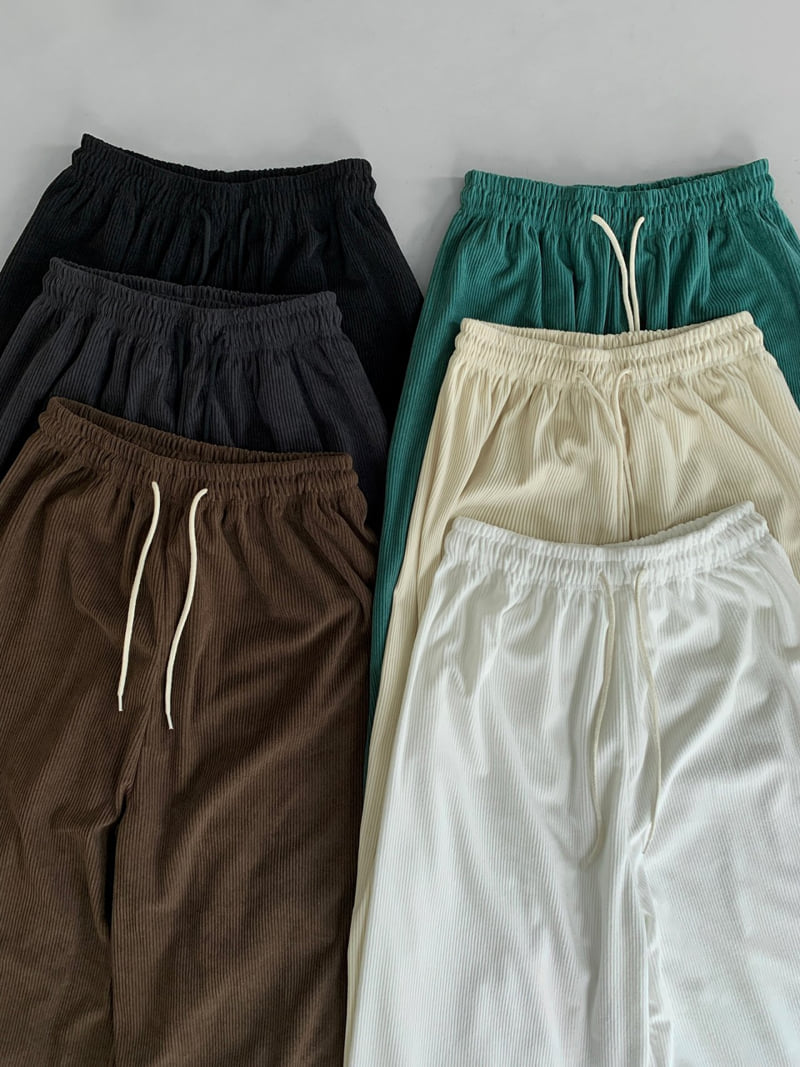 Queensmade - Korean Women Fashion - #womensfashion - Ribbed Pants - 11