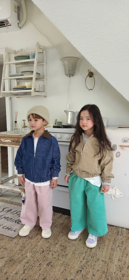 Raleelounge - Korean Children Fashion - #Kfashion4kids - Blue Corduroy Jacket - 9