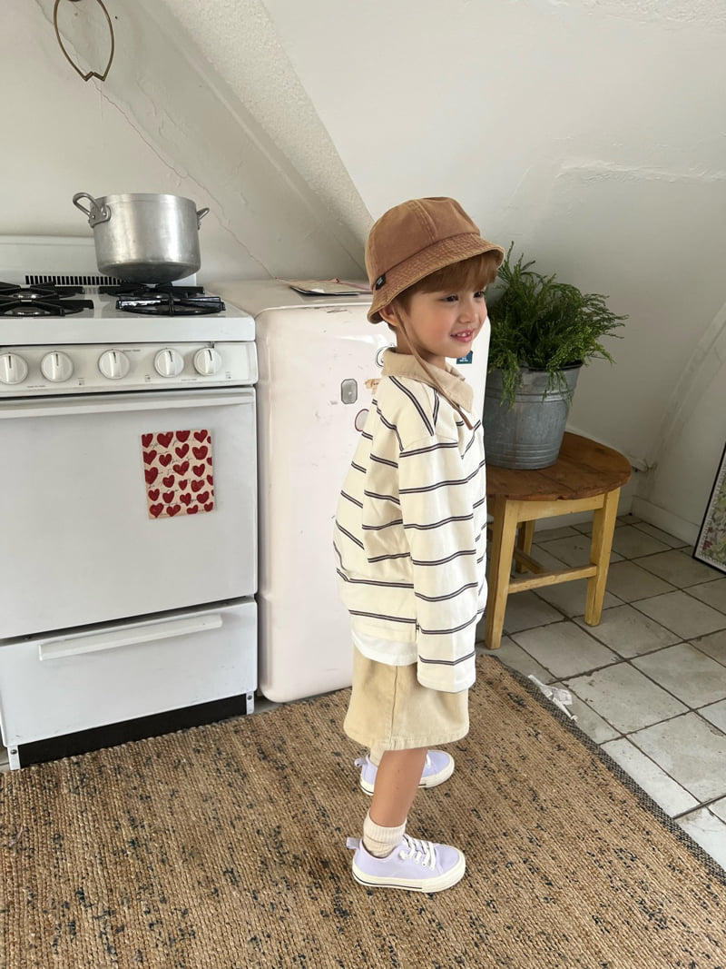 Raleelounge - Korean Children Fashion - #childofig - Camel Collar Tee - 9