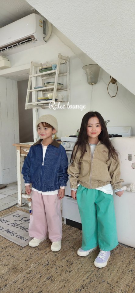 Raleelounge - Korean Children Fashion - #childofig - Blue Corduroy Jacket