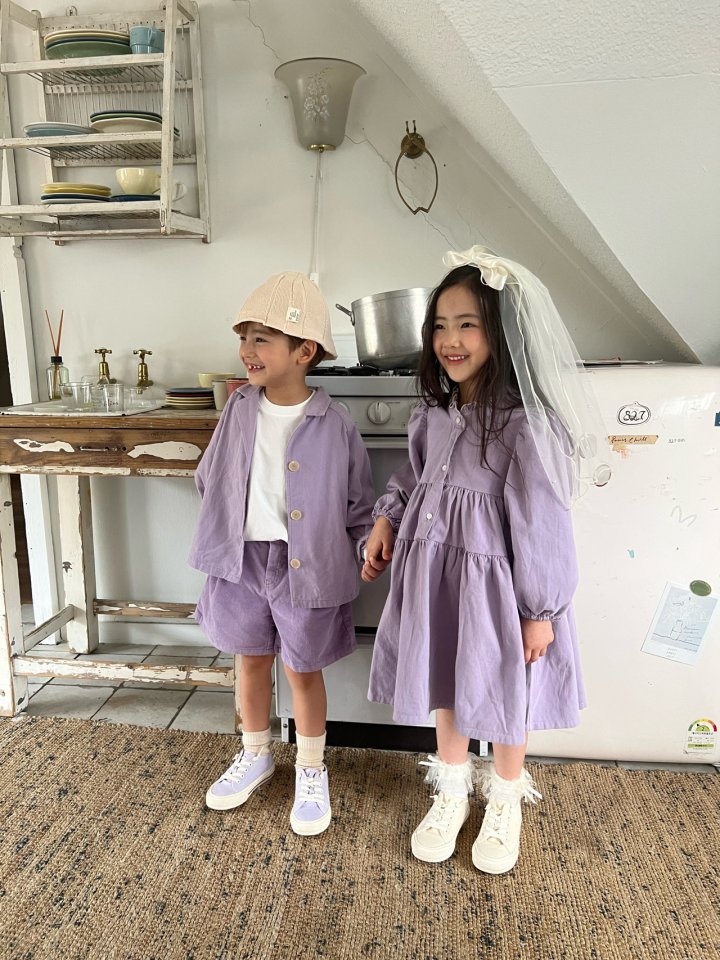 Raleelounge - Korean Children Fashion - #childofig - Peach One-piece - 9