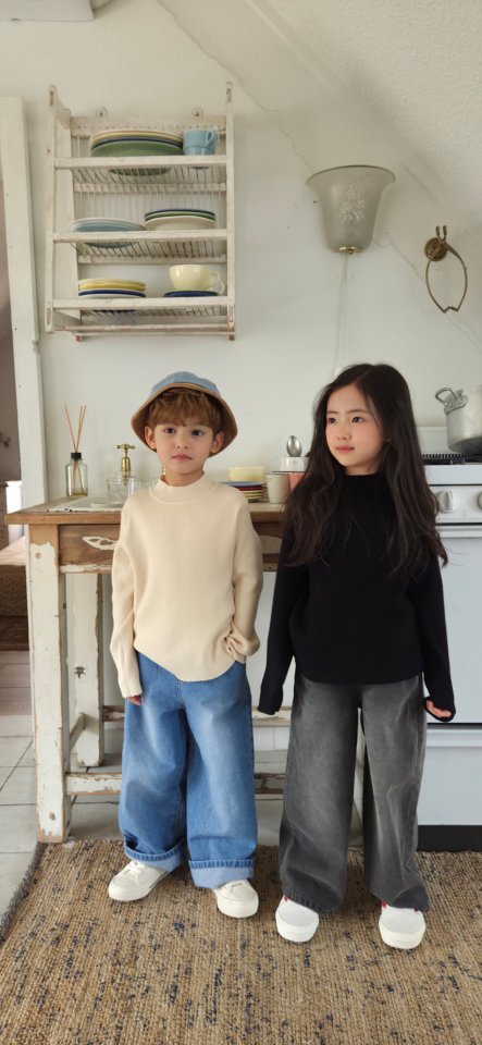 Raleelounge - Korean Children Fashion - #childofig - Daily Denim Pants - 6