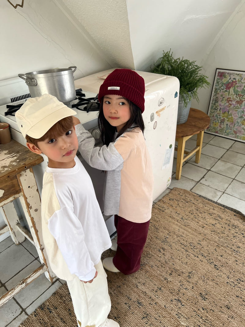 Raleelounge - Korean Children Fashion - #childofig - Peach Shirt Tee - 10
