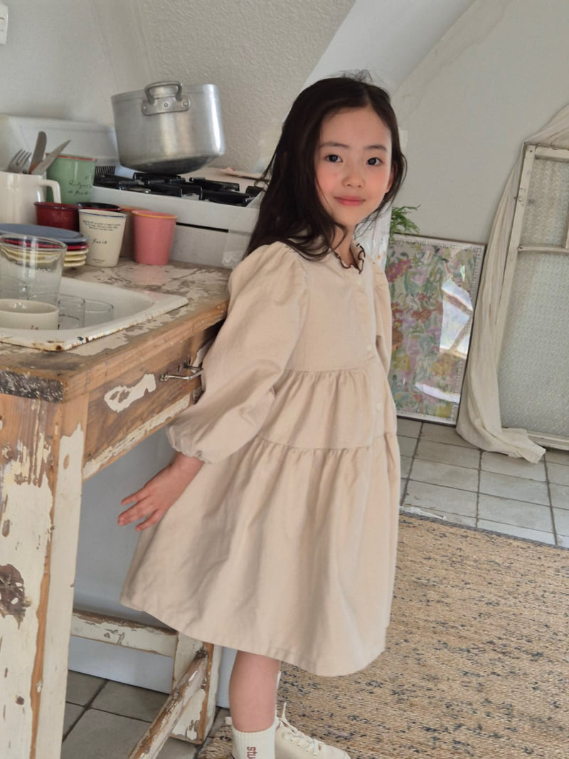 Raleelounge - Korean Children Fashion - #childrensboutique - Peach One-piece - 11