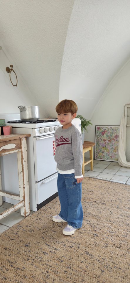 Raleelounge - Korean Children Fashion - #childrensboutique - Falling Denim Pants - 6