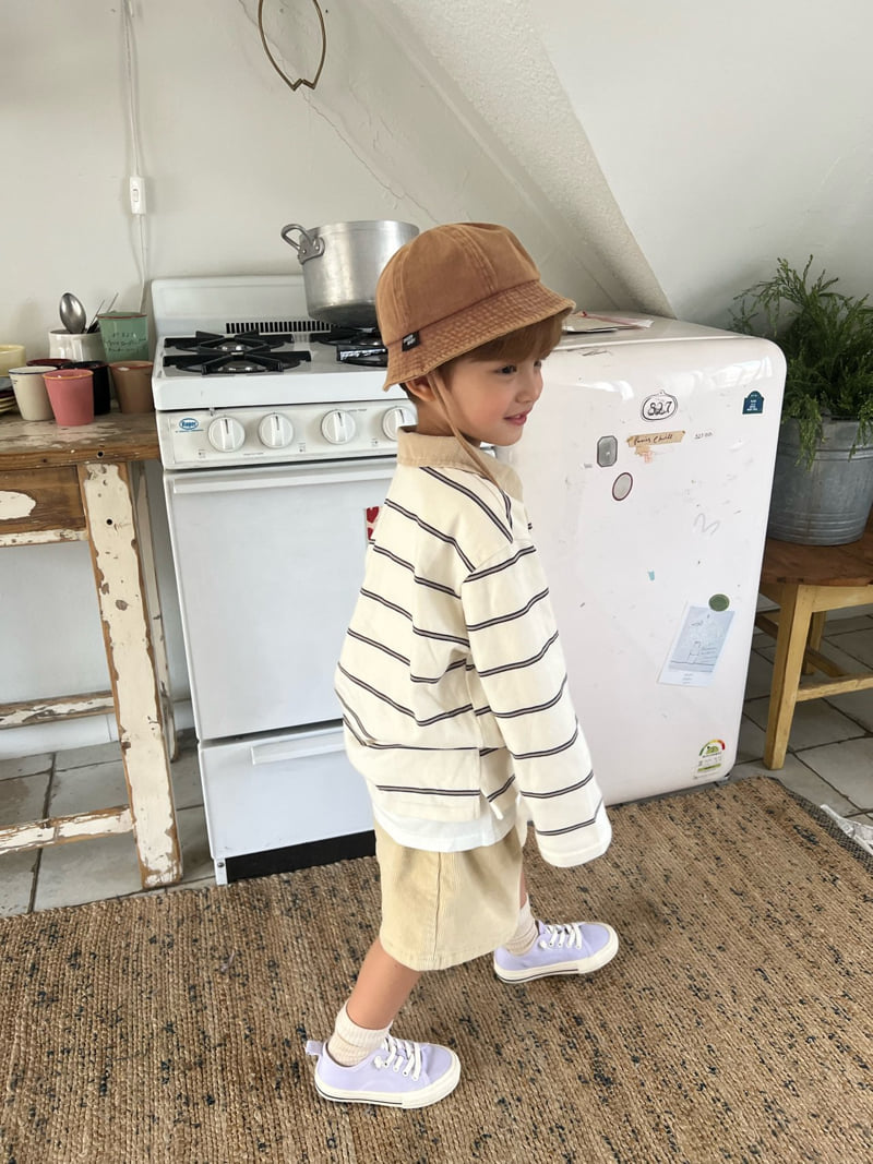 Raleelounge - Korean Children Fashion - #designkidswear - Camel Collar Tee - 11