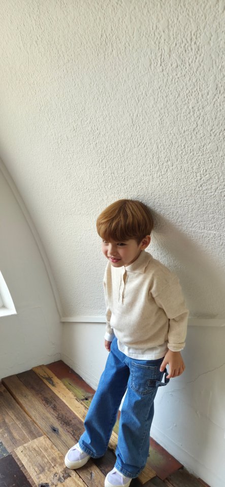 Raleelounge - Korean Children Fashion - #designkidswear - Falling Denim Pants - 7