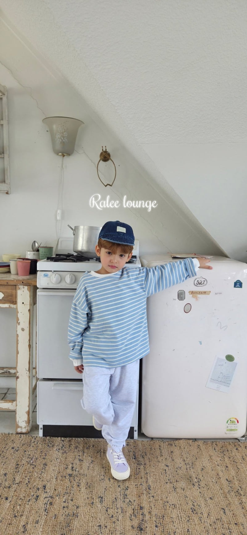 Raleelounge - Korean Children Fashion - #discoveringself - F10 Stripe Tee