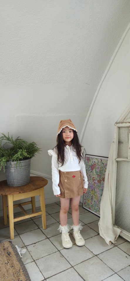 Raleelounge - Korean Children Fashion - #kidsstore - Heart Span Skirt Pants - 5