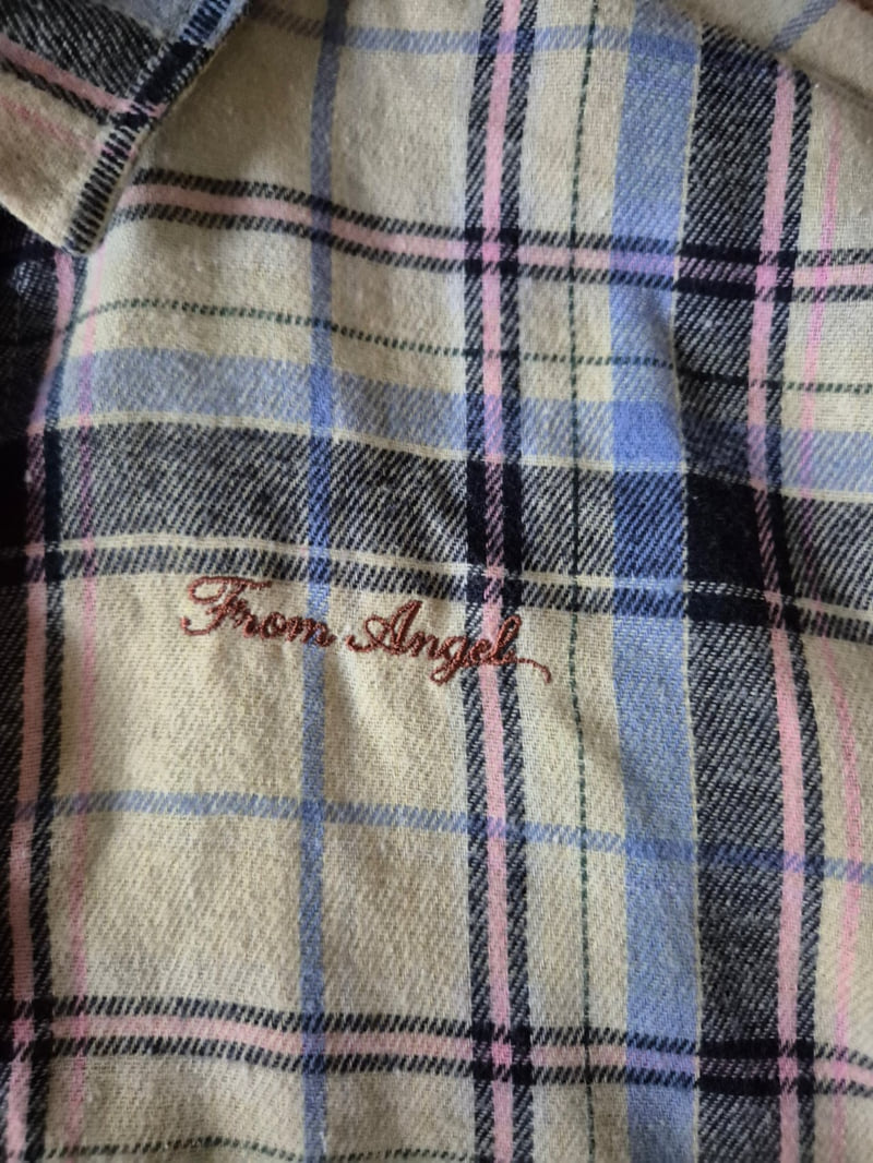 Raleelounge - Korean Children Fashion - #kidzfashiontrend - Angel Check Shirt - 9