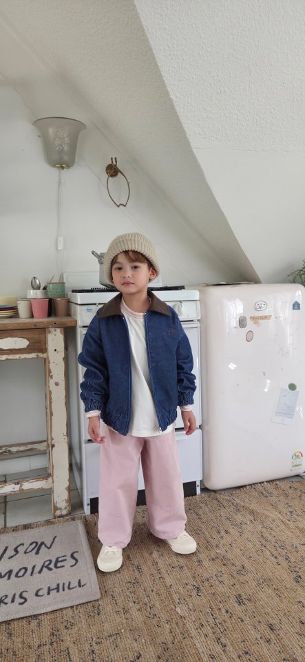 Raleelounge - Korean Children Fashion - #kidzfashiontrend - Blue Corduroy Jacket - 8