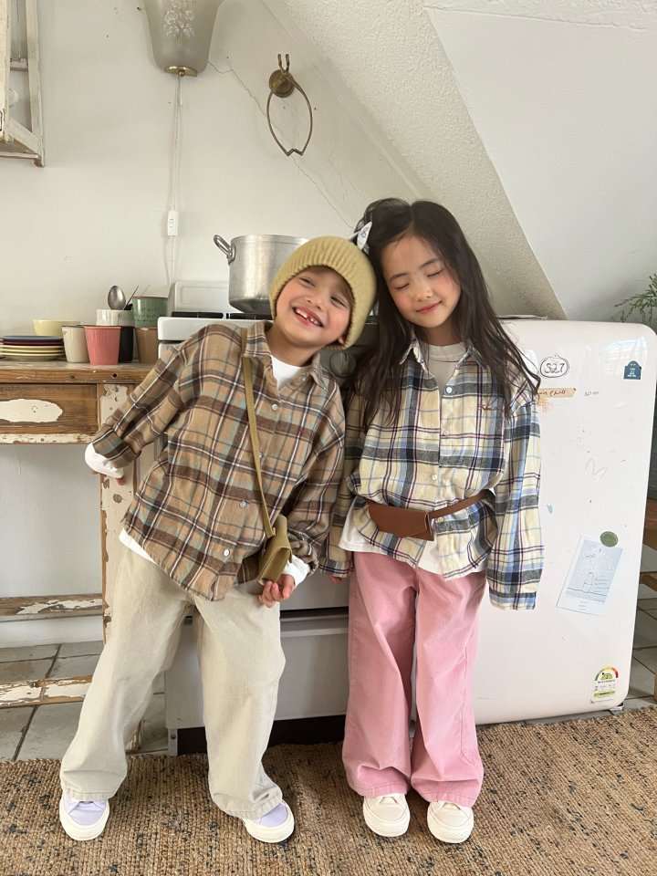 Raleelounge - Korean Children Fashion - #kidzfashiontrend - Velvet Span Pants - 10