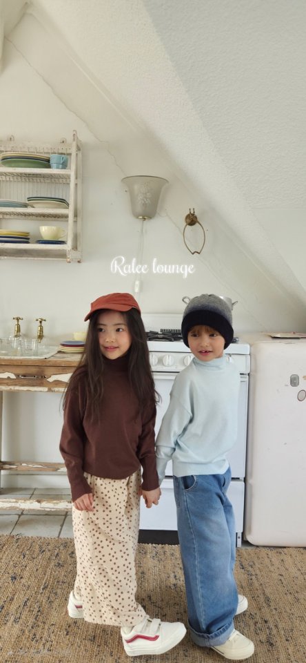 Raleelounge - Korean Children Fashion - #kidzfashiontrend - Tencel Turtleneck Tee