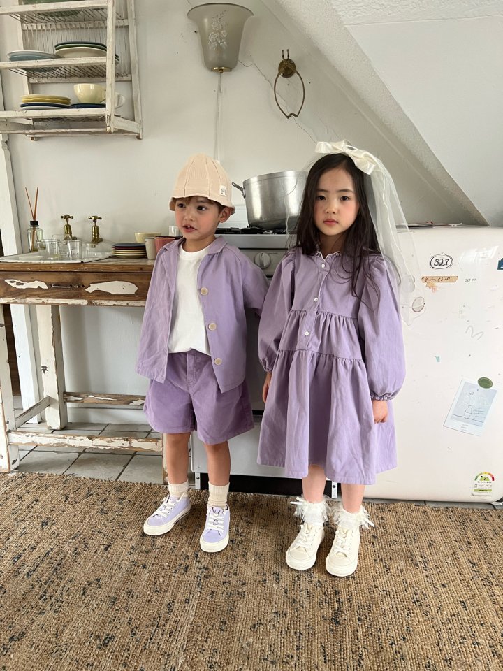 Raleelounge - Korean Children Fashion - #littlefashionista - Peach One-piece - 5