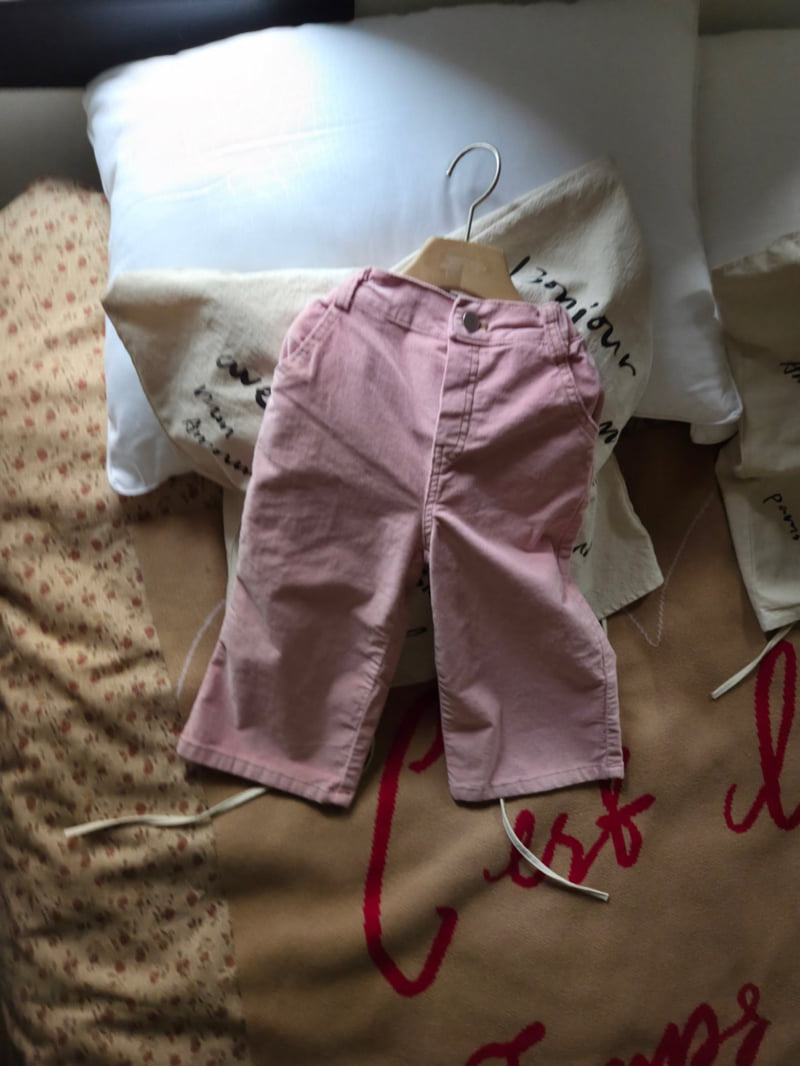 Raleelounge - Korean Children Fashion - #littlefashionista - Velvet Span Pants - 12