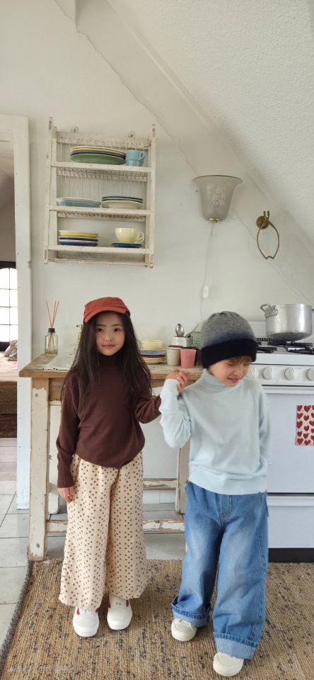 Raleelounge - Korean Children Fashion - #littlefashionista - Tencel Turtleneck Tee - 3