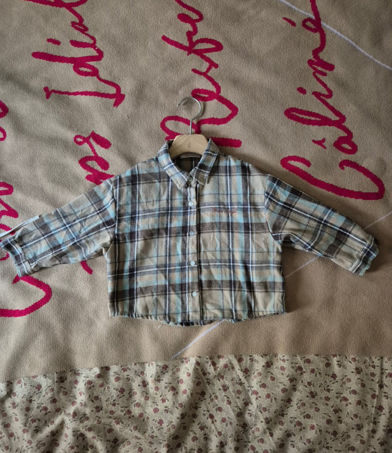 Raleelounge - Korean Children Fashion - #magicofchildhood - Angel Check Shirt - 12