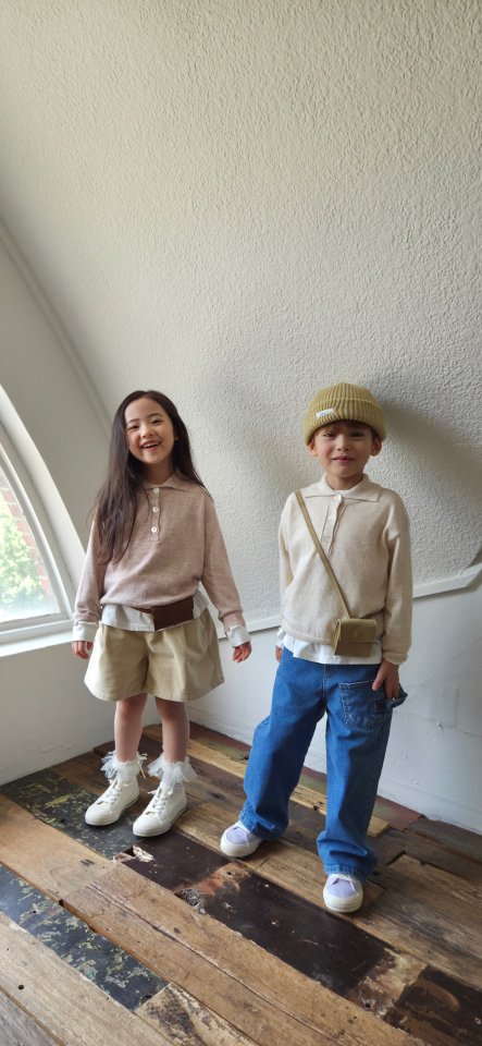 Raleelounge - Korean Children Fashion - #magicofchildhood - Ang Collar Knit Tee - 8