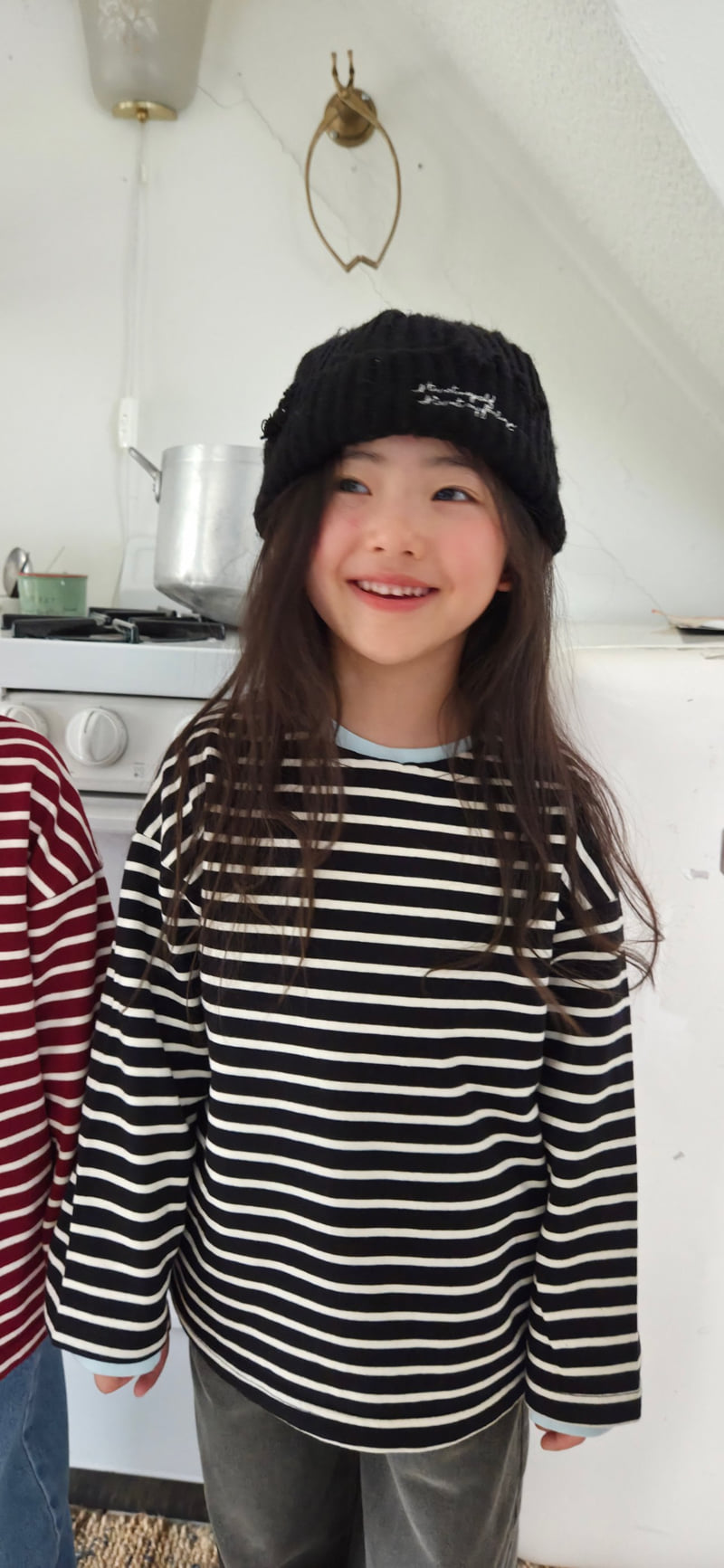 Raleelounge - Korean Children Fashion - #magicofchildhood - F10 Stripe Tee - 8