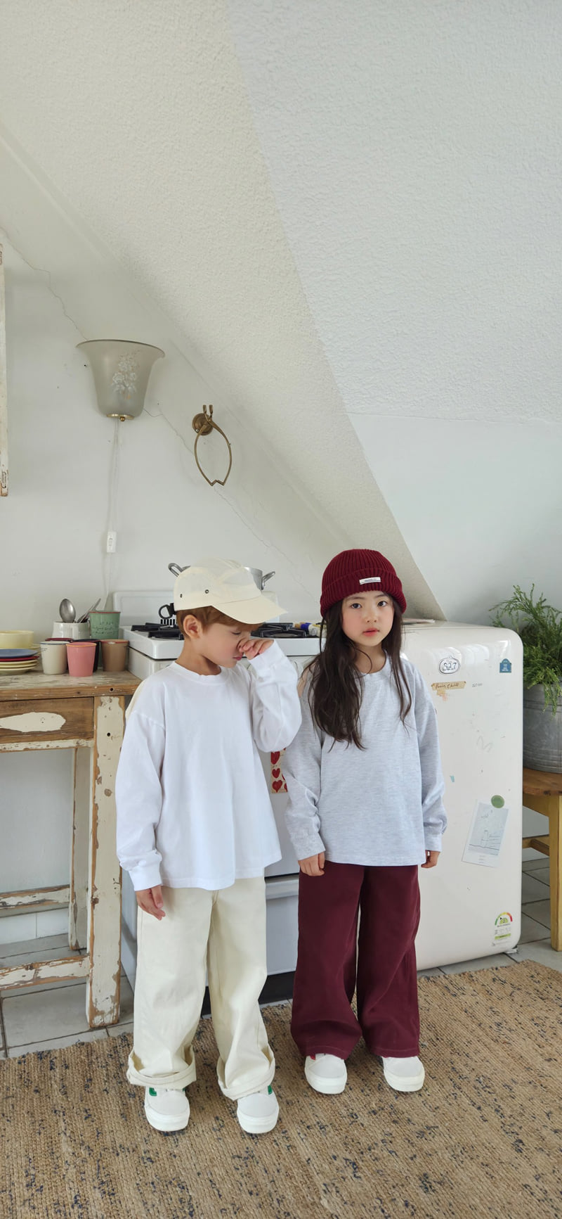 Raleelounge - Korean Children Fashion - #littlefashionista - Peach Shirt Tee - 4
