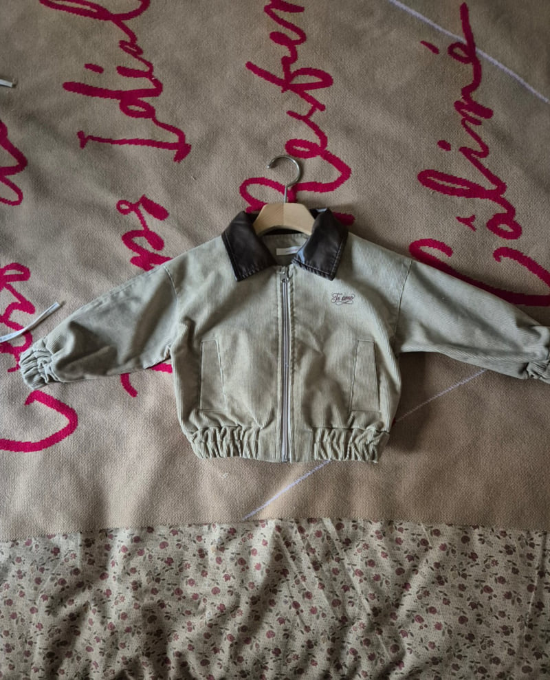 Raleelounge - Korean Children Fashion - #minifashionista - Blue Corduroy Jacket - 12