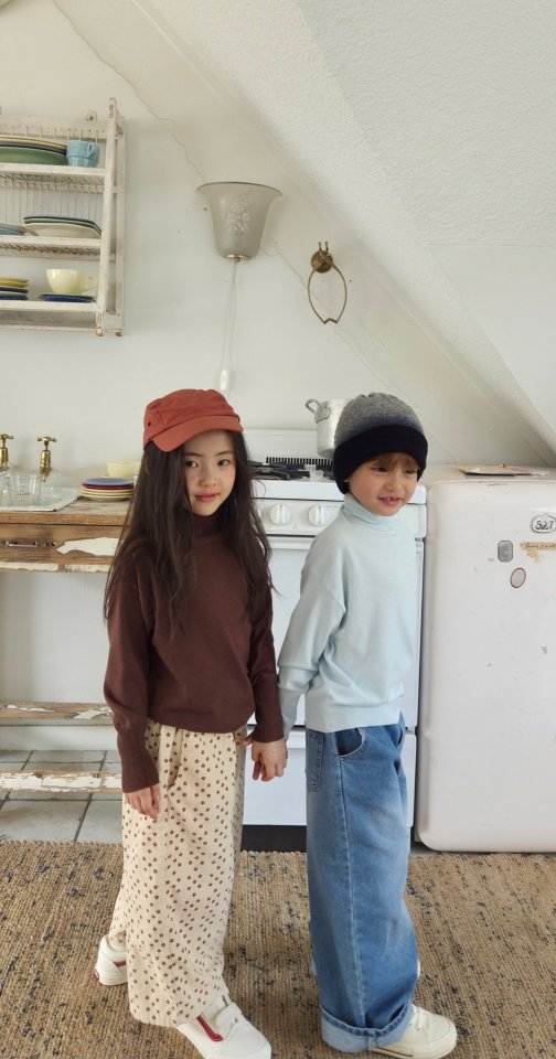 Raleelounge - Korean Children Fashion - #minifashionista - Tencel Turtleneck Tee - 5