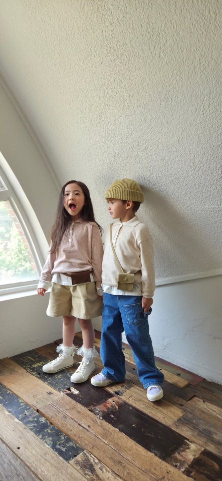 Raleelounge - Korean Children Fashion - #prettylittlegirls - Ang Collar Knit Tee - 10