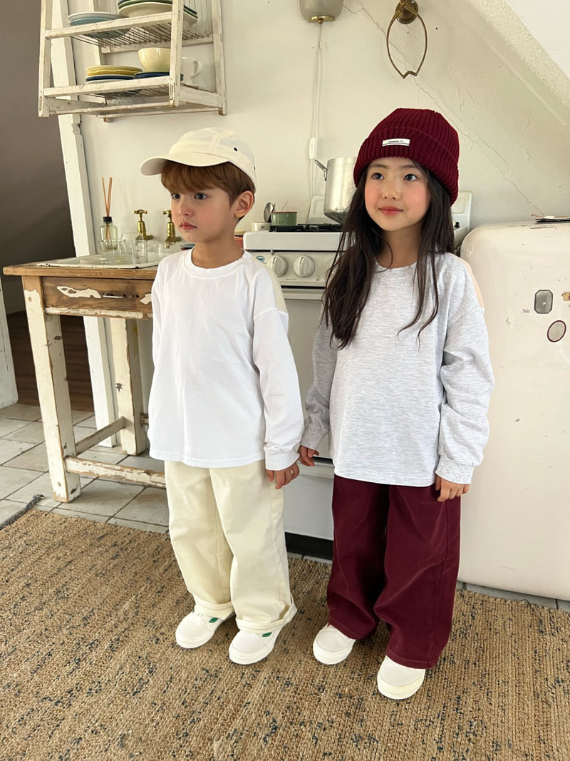 Raleelounge - Korean Children Fashion - #toddlerclothing - Peach Shirt Tee - 8
