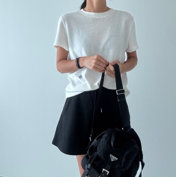 Ripple - Korean Women Fashion - #momslook - Billy Short Sleeved Tee