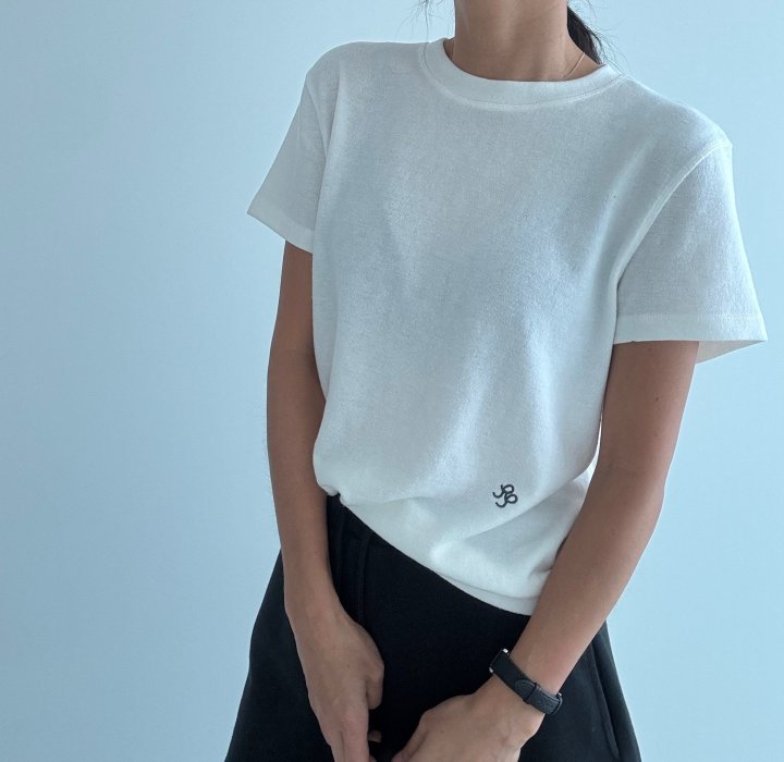 Ripple - Korean Women Fashion - #momslook - Billy Short Sleeved Tee - 3