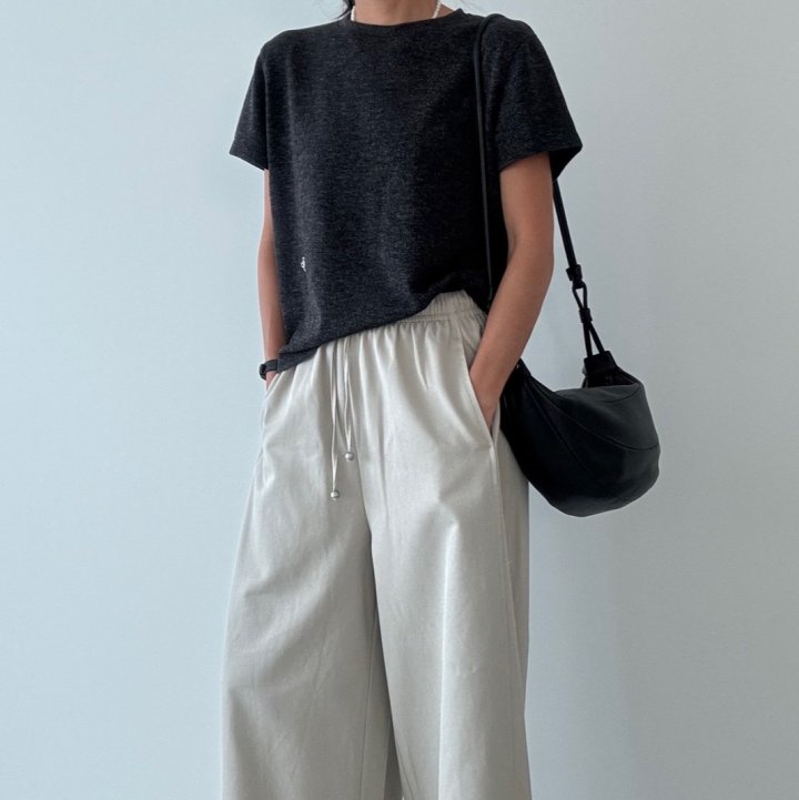 Ripple - Korean Women Fashion - #momslook - Billy Short Sleeved Tee - 7