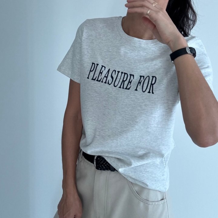 Ripple - Korean Women Fashion - #womensfashion - Pleaure Short Sleeved Tee - 4
