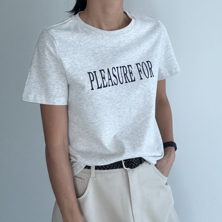 Ripple - Korean Women Fashion - #momslook - Pleaure Short Sleeved Tee - 6