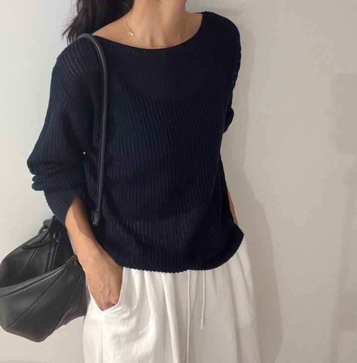 Ripple - Korean Women Fashion - #momslook - Central Knit Pullover - 7