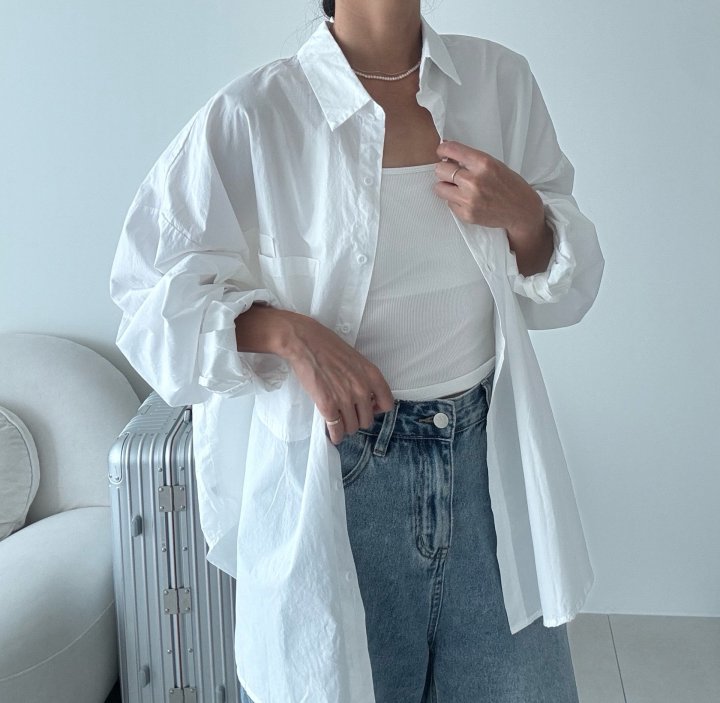 Ripple - Korean Women Fashion - #vintagekidsstyle - Bruse Shirt - 4