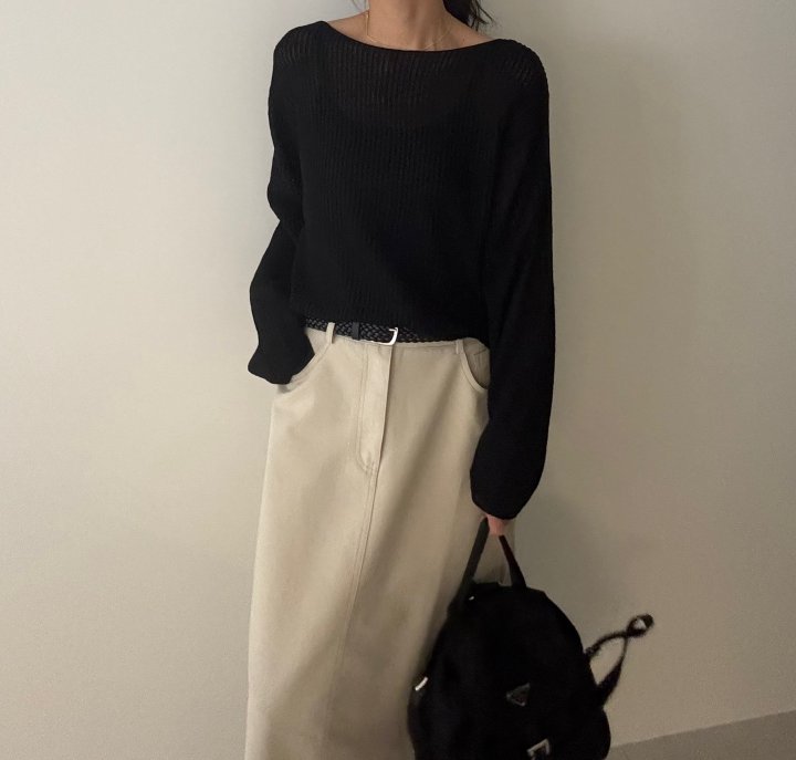 Ripple - Korean Women Fashion - #romanticstyle - Central Knit Pullover - 3