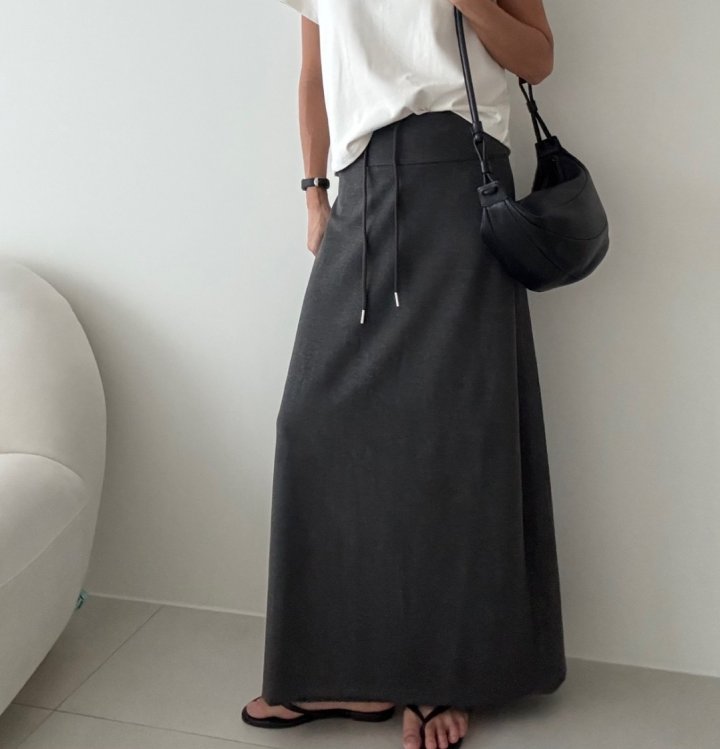 Ripple - Korean Women Fashion - #shopsmall - Mozzi Long Skirt