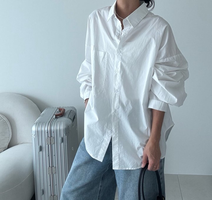Ripple - Korean Women Fashion - #vintageinspired - Bruse Shirt - 2