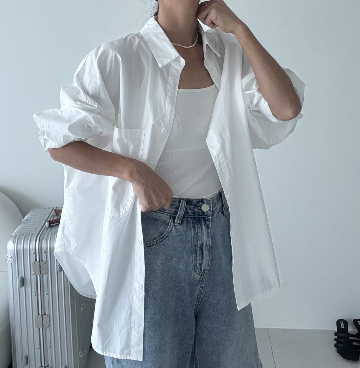 Ripple - Korean Women Fashion - #vintagekidsstyle - Bruse Shirt - 3