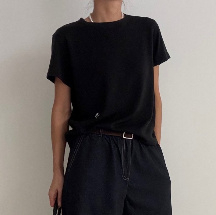 Ripple - Korean Women Fashion - #womensfashion - Billy Short Sleeved Tee - 10
