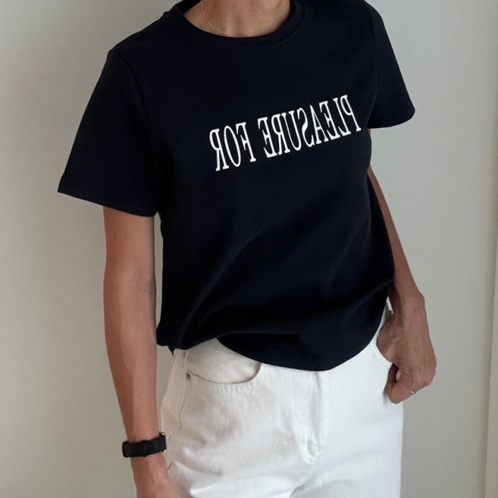 Ripple - Korean Women Fashion - #womensfashion - Pleaure Short Sleeved Tee